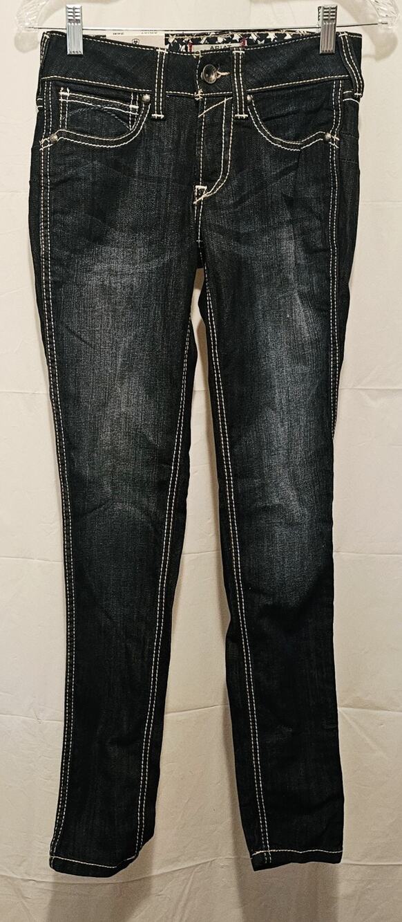 ARIAT Women's R.E.A.L. Mid Rise Skinny Ella Stretch Denim Jeans Sz 26R NWT Celes